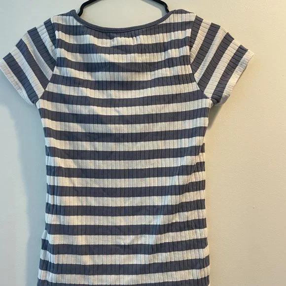 Madewell Ribbed Sweetheart Tee - Picture 4 of 5